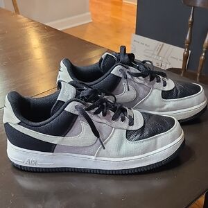 Nike Air Force 1 Black and Gray Sneakers Make Offer!!!!